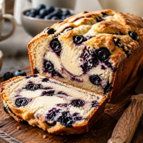 Blueberry Cream Cheese Loaf Recipe