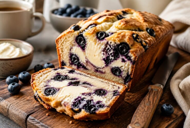 Blueberry Cream Cheese Loaf Recipe