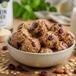 High Protein Cranberry Energy Balls Recipe