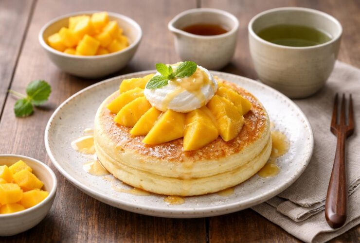 Japanese Mango Pancake Recipe
