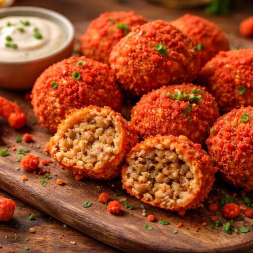 Hot Cheeto Boudin Balls Recipe