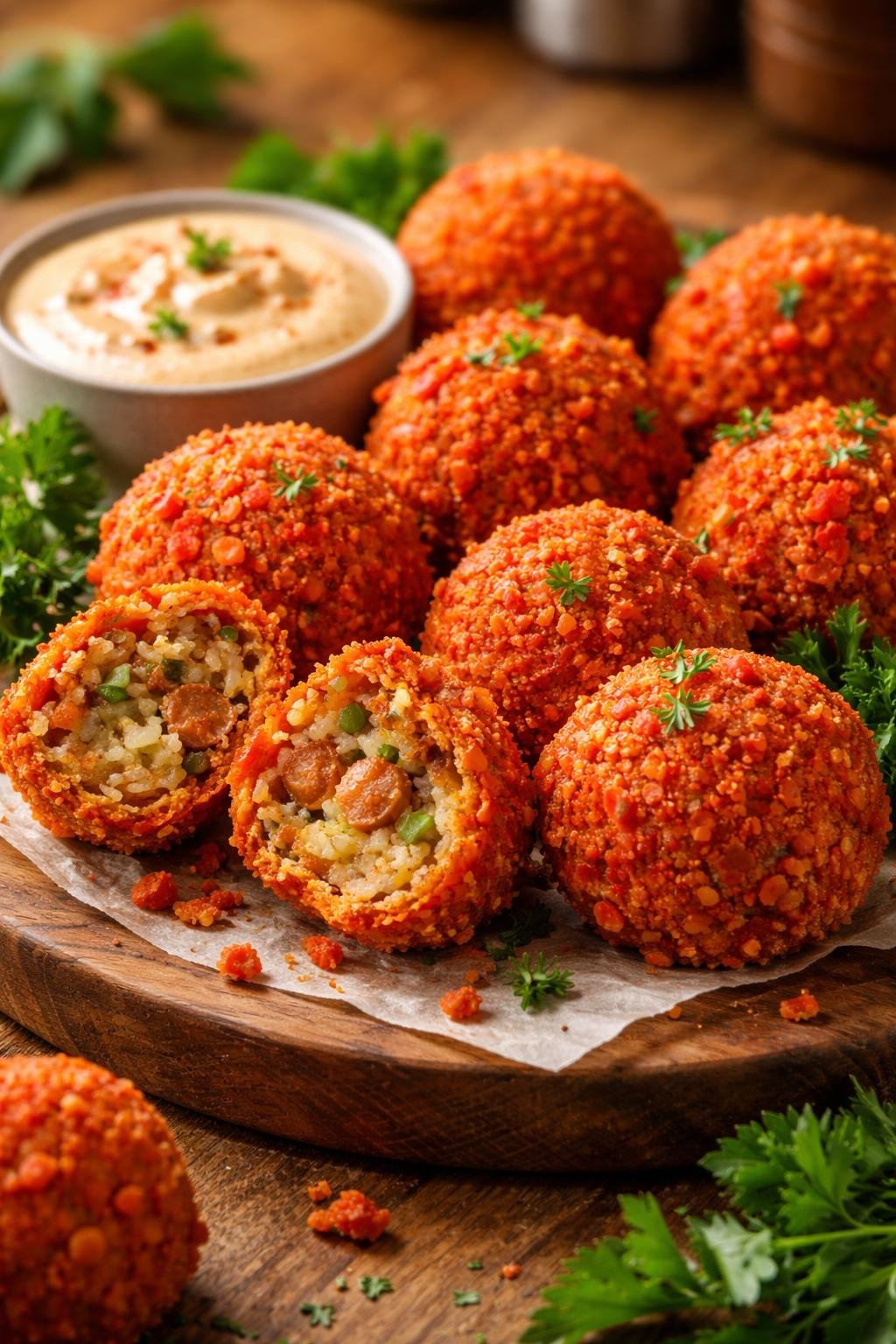Hot Cheeto Boudin Balls