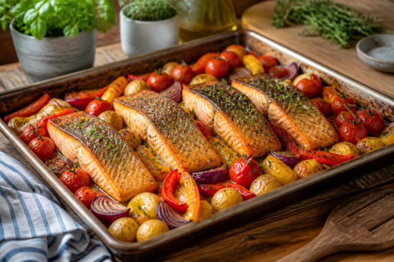 Hairy Bikers Salmon Tray Bake Recipe