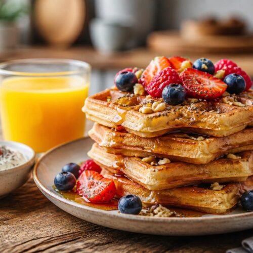 High Protein Waffles Recipe