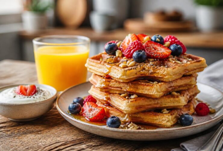 High Protein Waffles Recipe