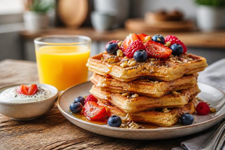 High Protein Waffles Recipe
