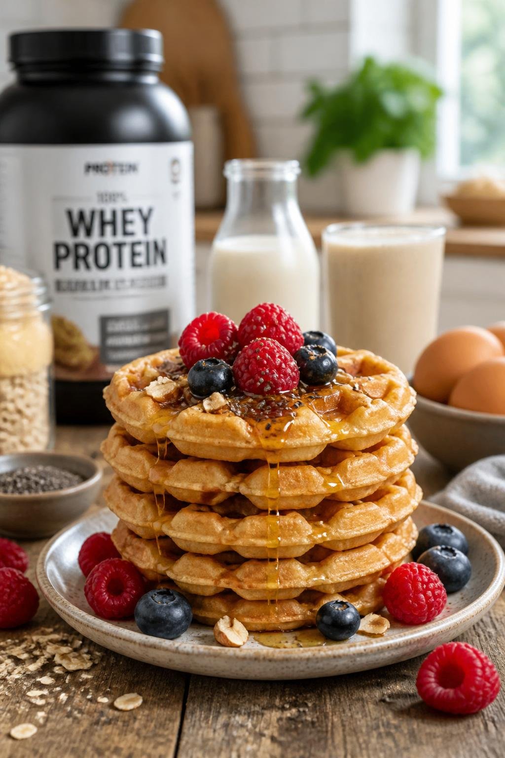 High Protein Waffles